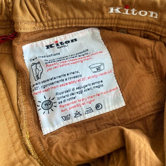 Kiton Napoli Men’s 5 Pocket Jeans. 100%Cotton. - Picture 15 of 15